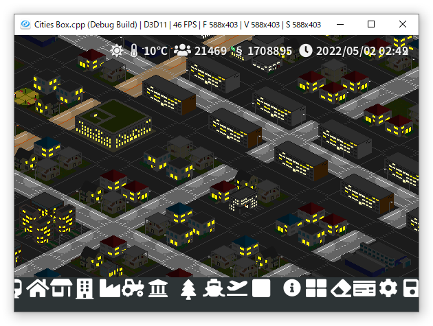 SnapCrab_Cities Boxcpp (Debug Build)  D3D11  46 FPS  F 588x403  V 588x403  S 588x403_2022-5-24_1-27-29_No-00